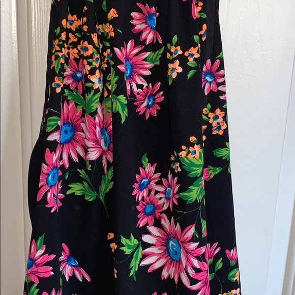 Neon Floral halter top - Picture 3 of 6